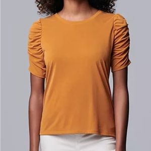 Simply Vera Vera Wang Ruched Sleeve XXL
